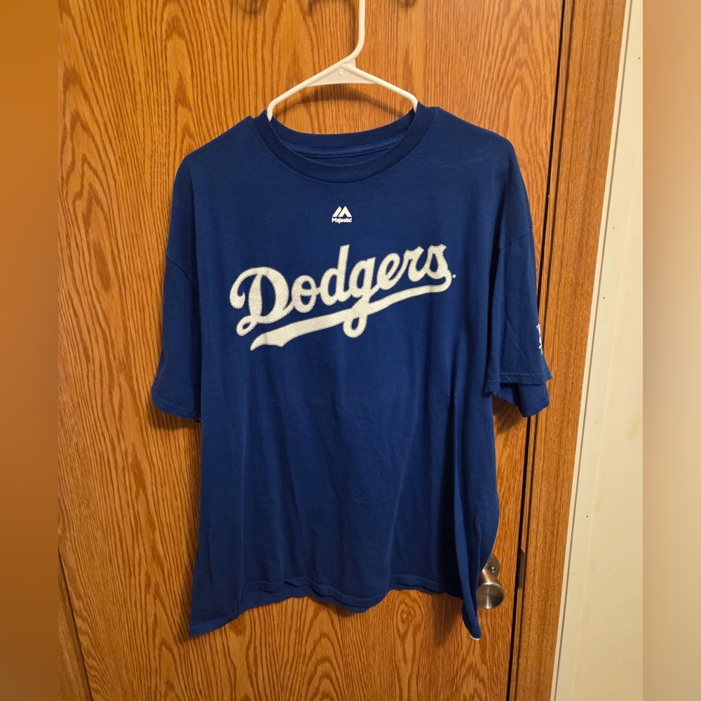 Majestic Los Angeles Dodgers Justin Turner Shirt Sz XL Men's MLB